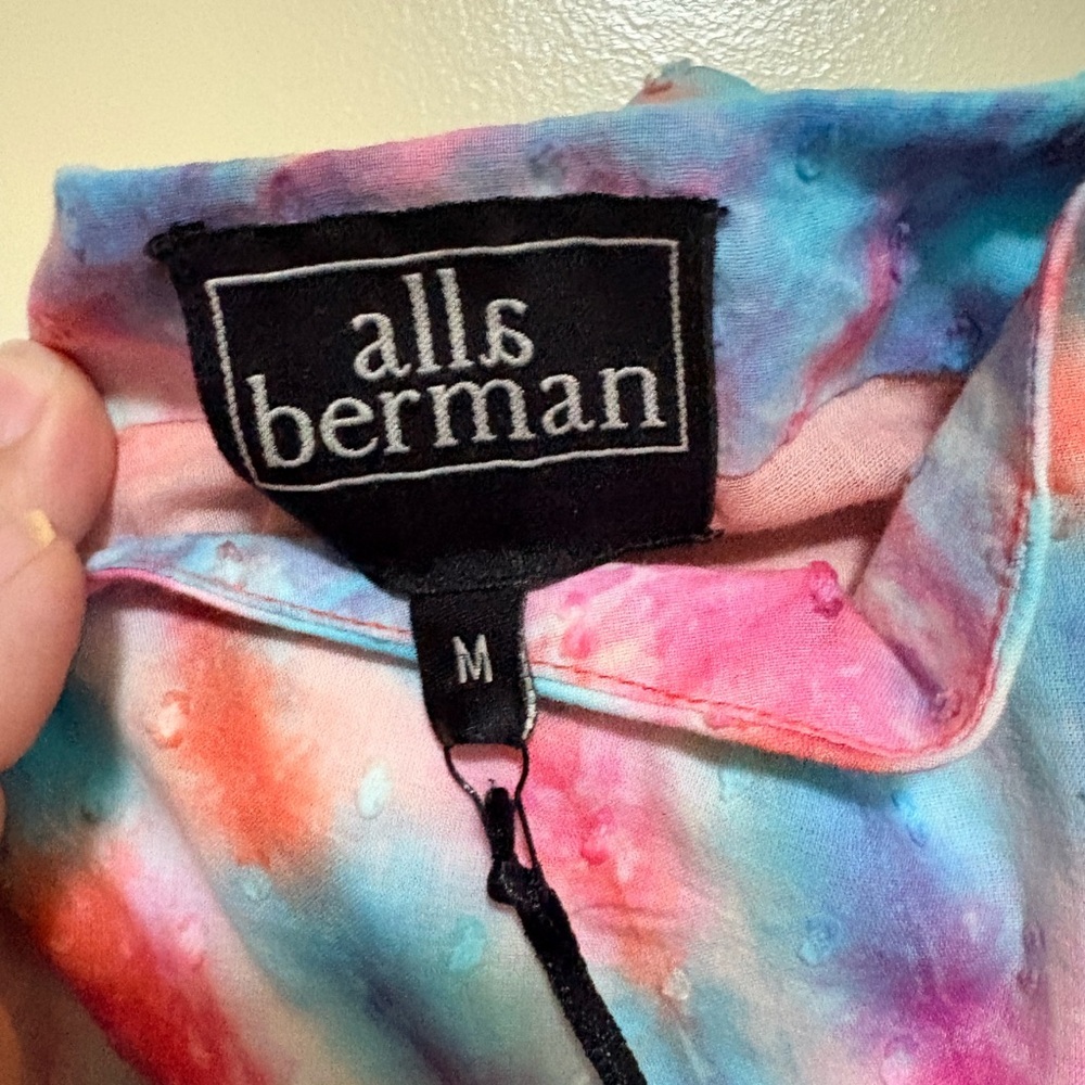 Colorful One Shoulder Tie-Dye Dress - Picture 5 of 5
